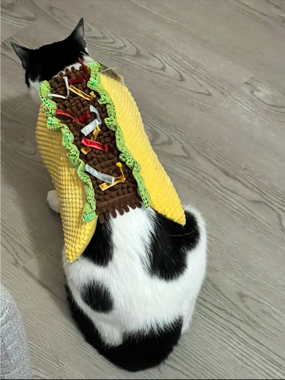 ******* Bootique Yellow & Green Taco Cat Harness Costume ******
